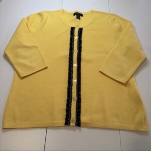 Designers Originals cardigan sweater  Petite Large Buttons  Women